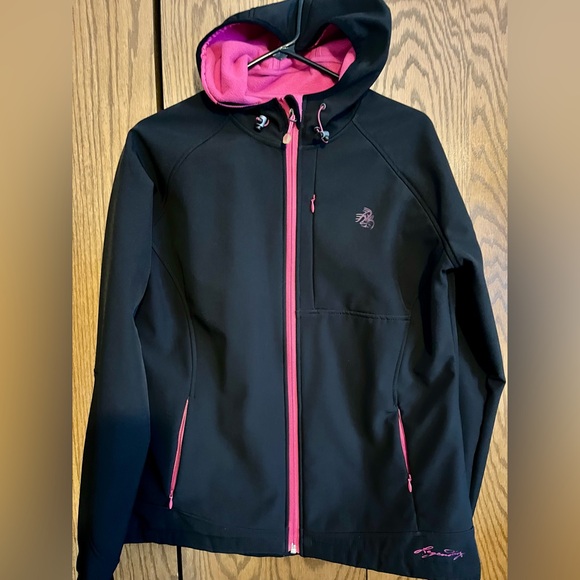 Legendary Whitetails Softshell Jacket with Hood. Raincoat - Size L - Picture 1 of 3